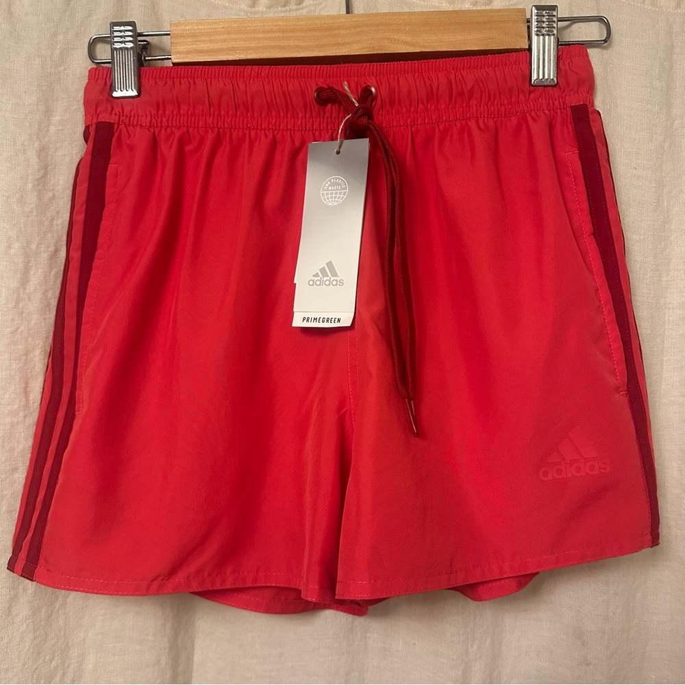 Adidas 3” Swim Shorts - Red